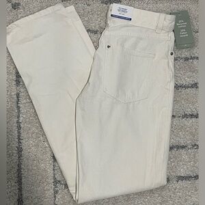 H&M High Waist Cream Denim Jeans